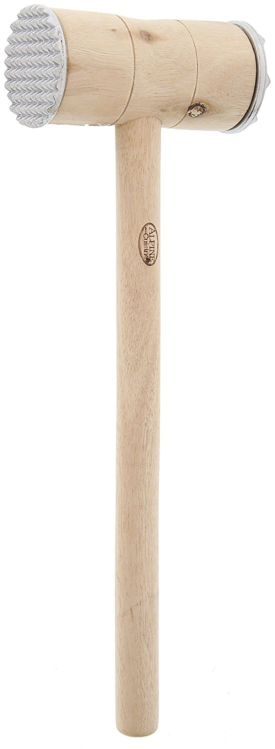 Aramco Imports Inc Wooden Meat Hammer 12in