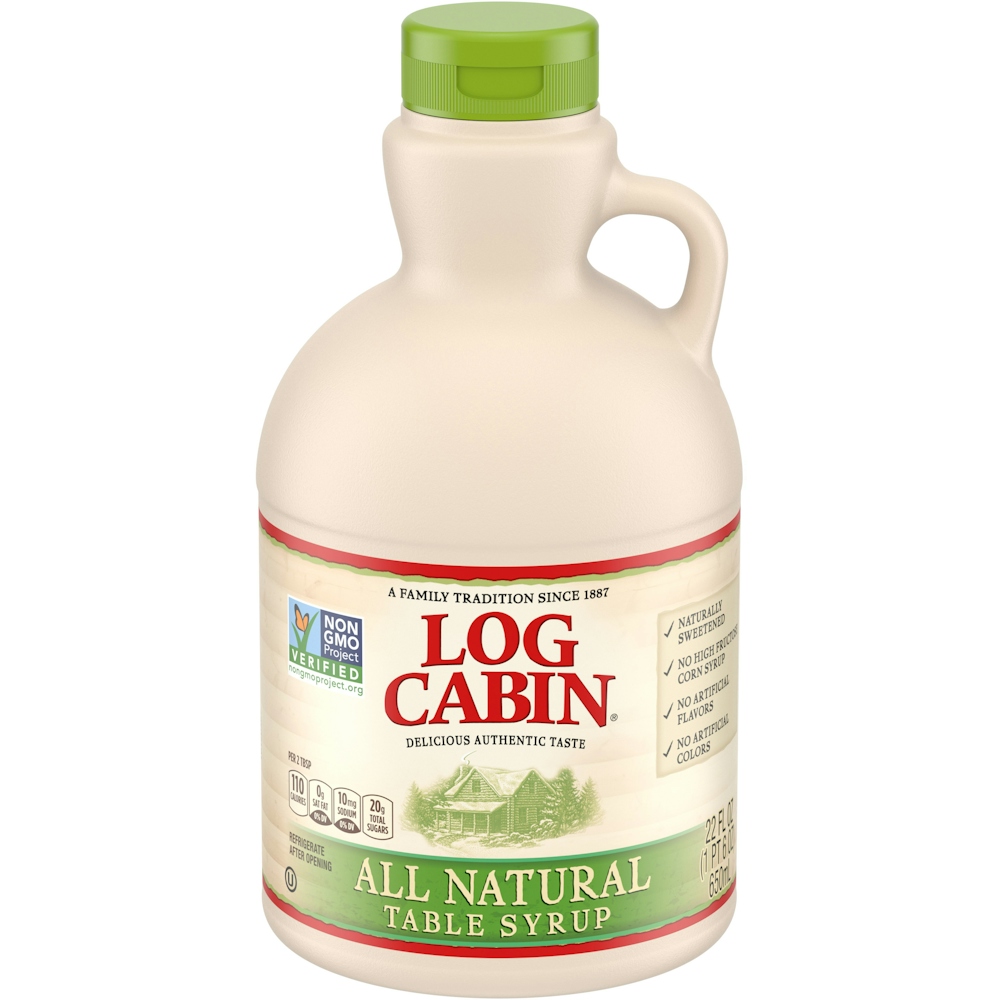 Log Cabin Table Syrup, All Natural 22 Fl Oz