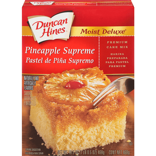 Duncan Hines Premium Cake Mix, Pineapple Supreme