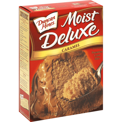 Duncan Hines Moist Deluxe Premium Cake Mix, Caramel
