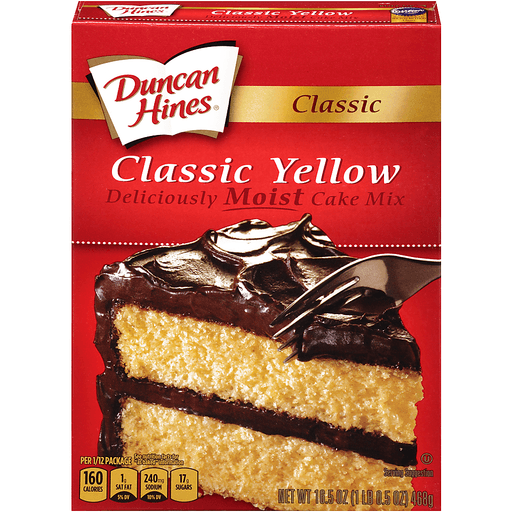 Duncan Hines Classic Yellow Cake Mix 16.5 Oz. Box
