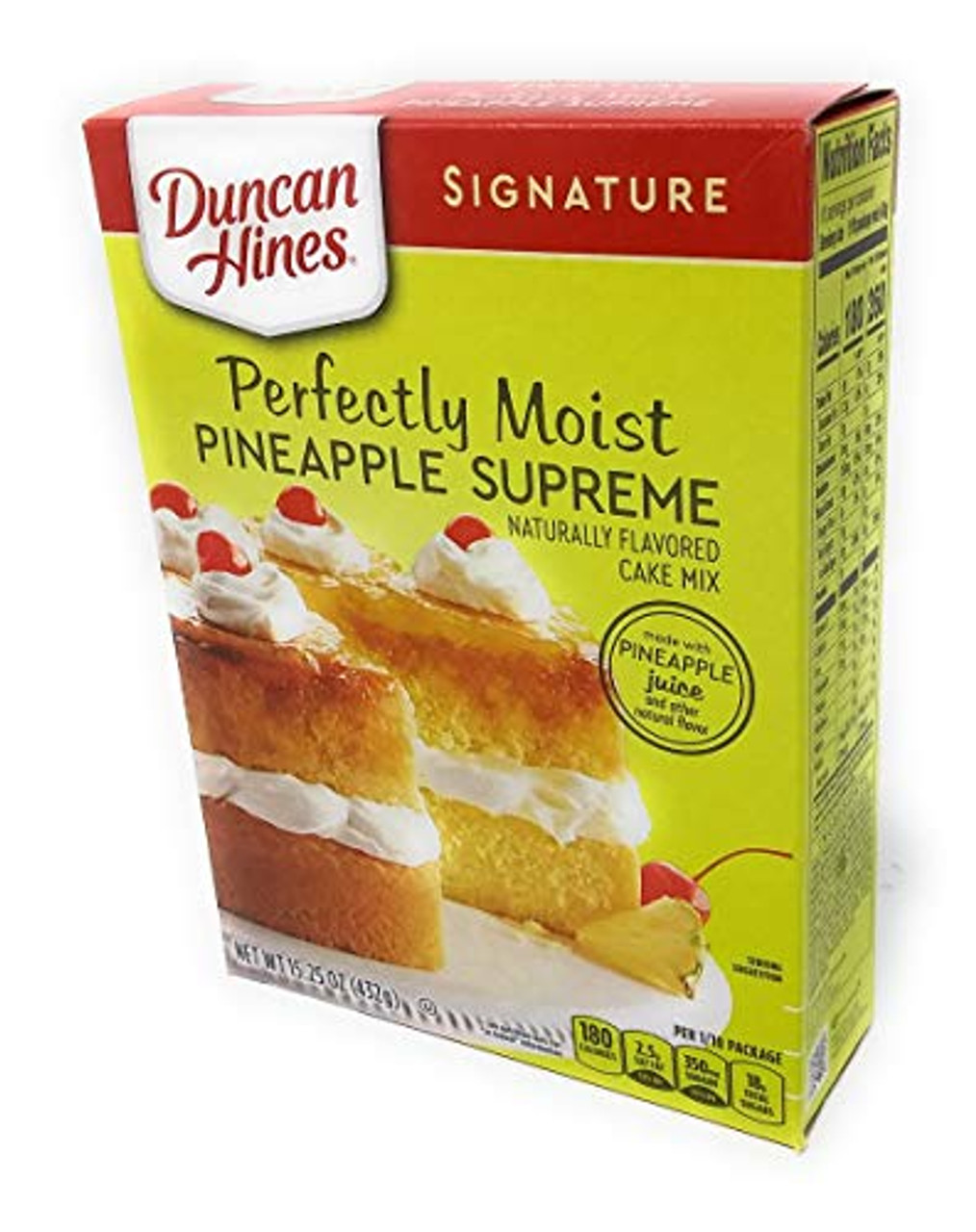 Duncan Hines Signature Pineapple Supreme Cake Mix 16.5 Oz. Box