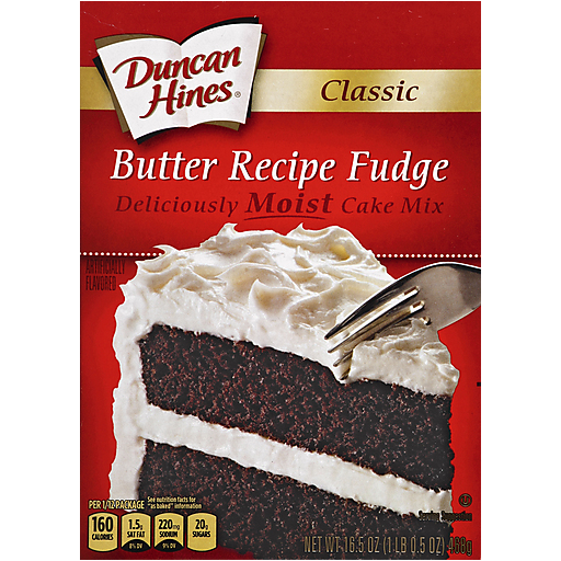 Duncan Hines Classic Cake Mix, Butter Recipe Fudge