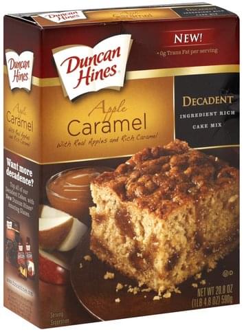 Duncan Hines Apple Caramel Decadent Cake Mix