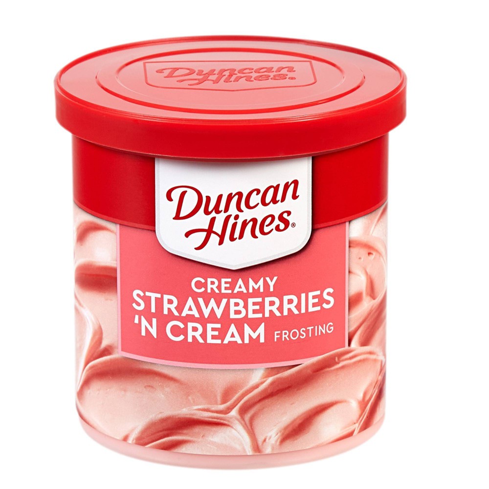 Duncan Hines Frosting, Creamy Strawberry N Cream - 16 Ounce