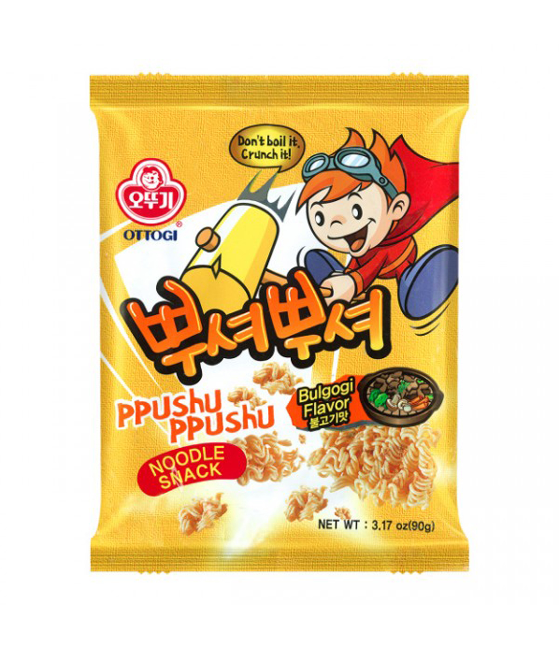 Ottogi Noodle Snack, Beef Flavor