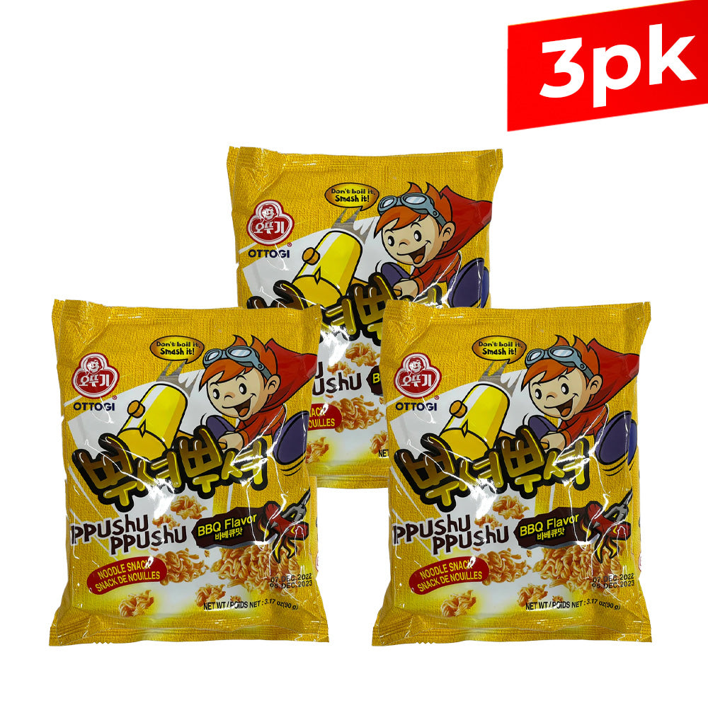 Ottogi BBQ Flavor Noodle Snack - 3.17 Oz