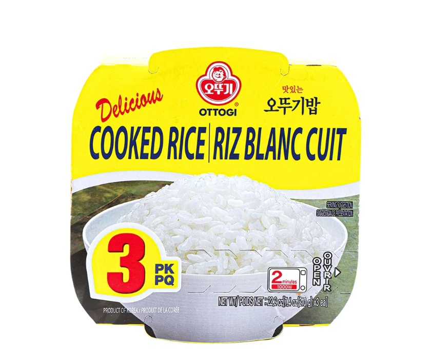 Ottogi 210g X3 Delicious Cooked Rice