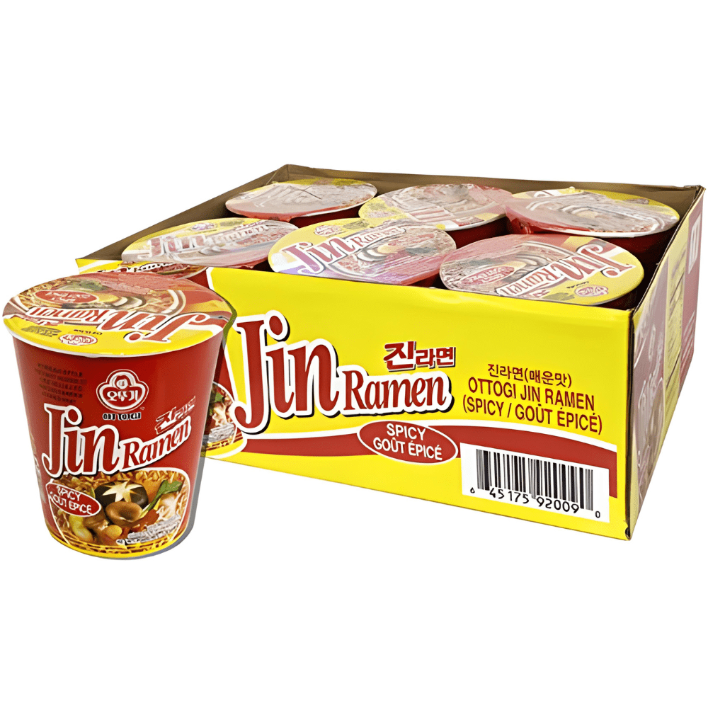 Ottogi Jin Ramen Spicy Cup 65g X 6