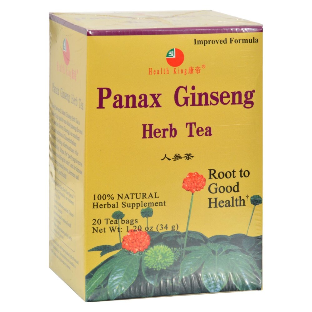 Health King Medicinal Teas Panax Ginseng Herb Tea Bags