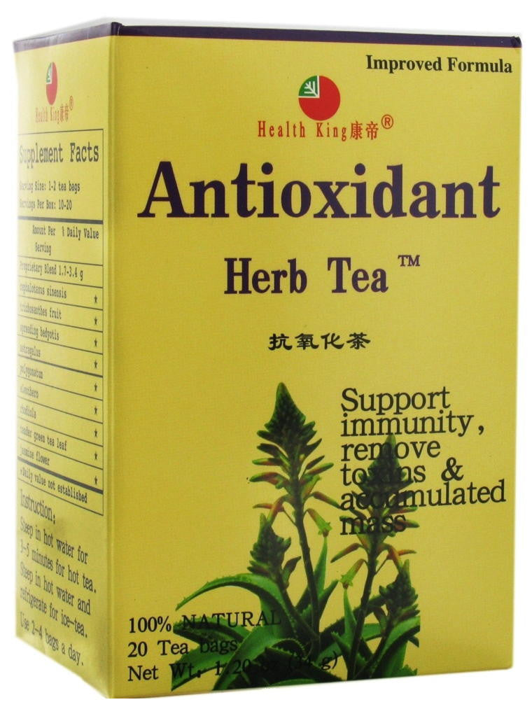 Health King Antioxidant Herb Tea, 20 Tea Bags, 1.20 Oz (34 G)