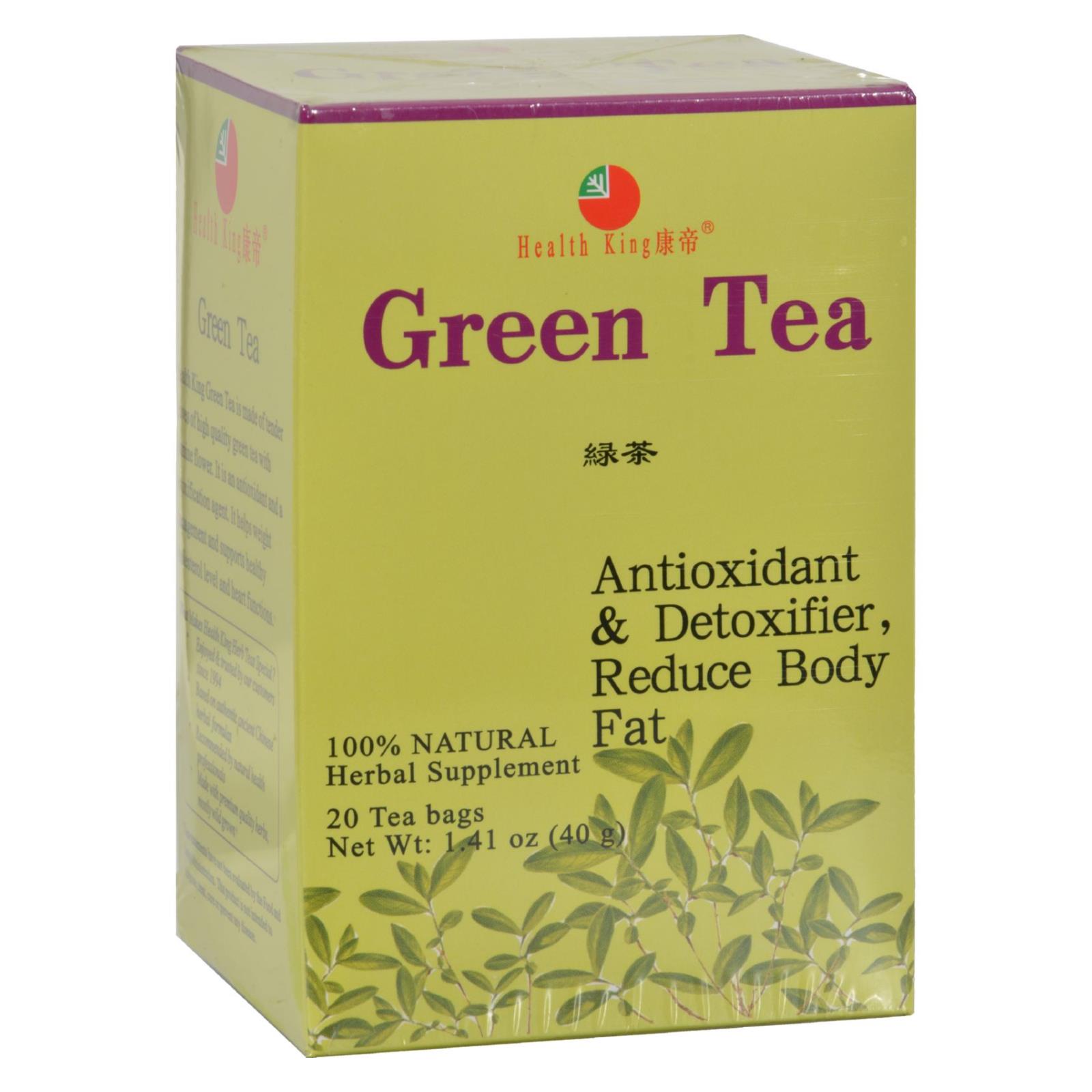 Health King Green Tea, 20 Tea Bags