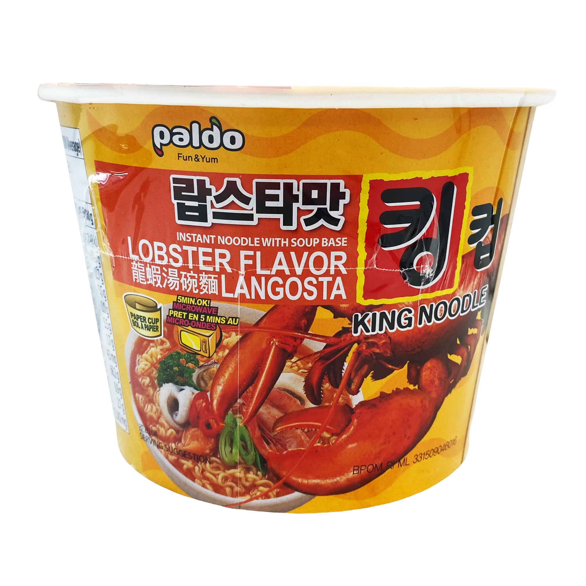 Paldo King Noodle Cup, Lobster Taste Langosta