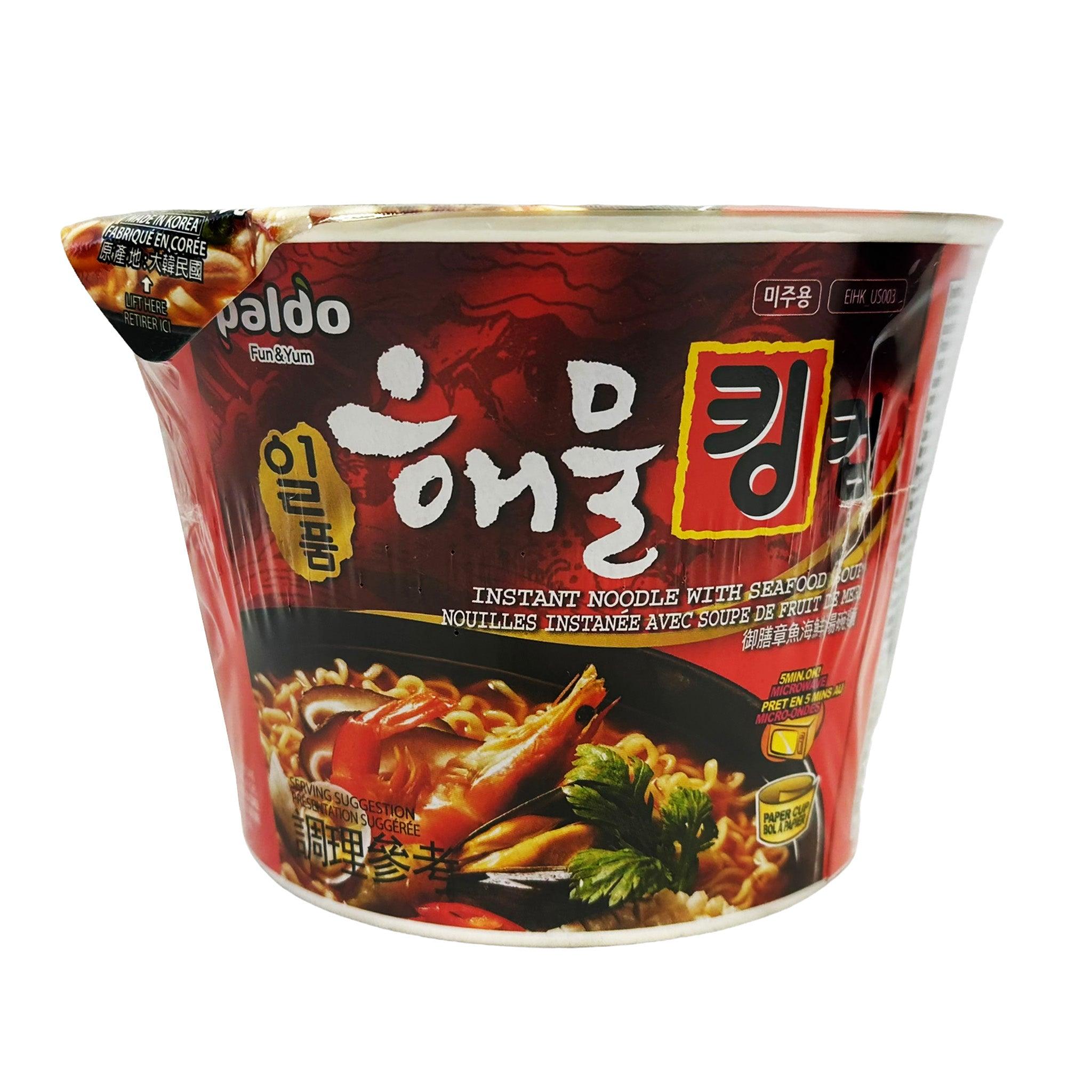 Paldo Seafood Flavor King Cup Noodle Soup, 110 G
