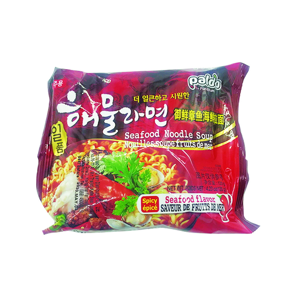 Paldo Seafood Ramen Noodle Soup 120g