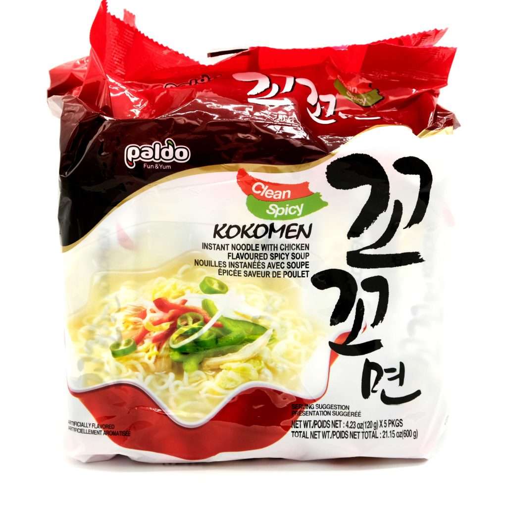 Paldo Kokomen Hot Spicy Chicken Soup Noodle Ramen 600 G