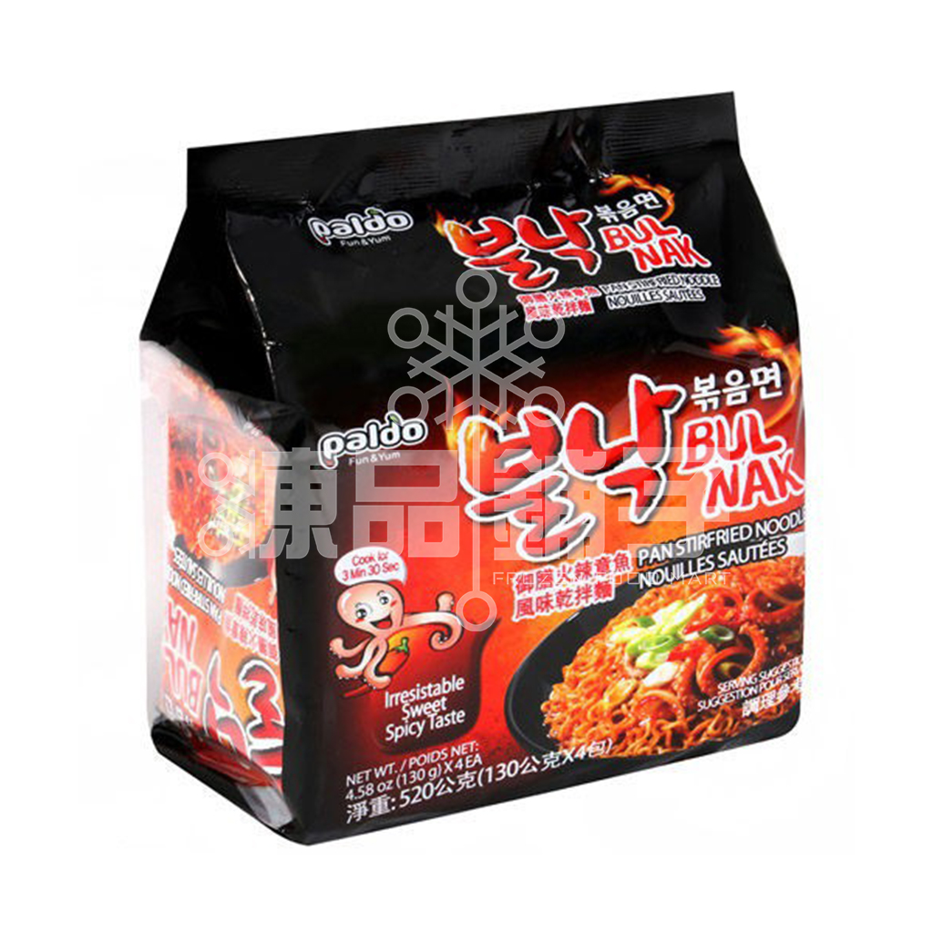 Paldo Spicy Fire Octopus Noodle , 18.34 Oz