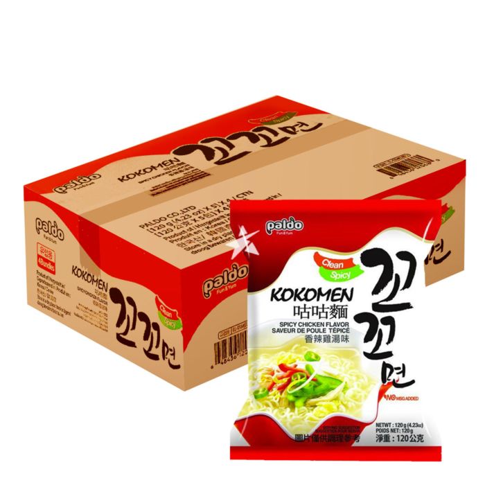 Paldo Kokomen Spicy Noodle Box 4