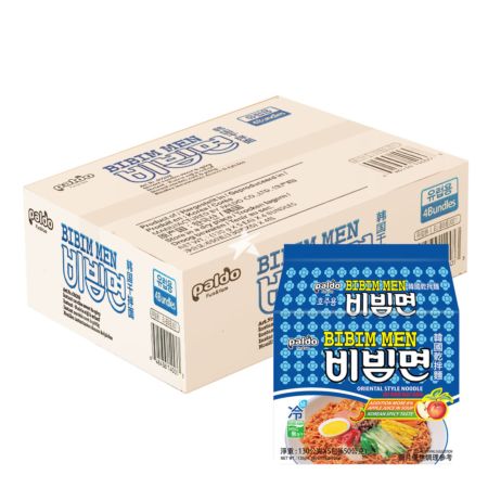 Paldo Bibim Men Box Korean Style Spicy Cold Noodles