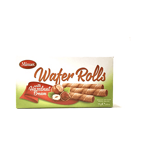 RM Minuet Hazelnut Wafer Rolls