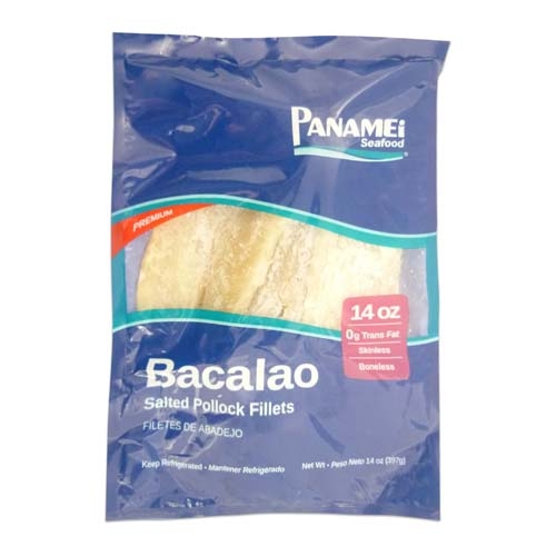Panamei Seafood Bacalao Salted Pollock, 14 Oz