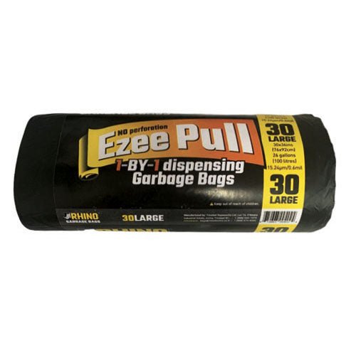 Rhino Garbage Bags 30pcs Large - Ezee Pull