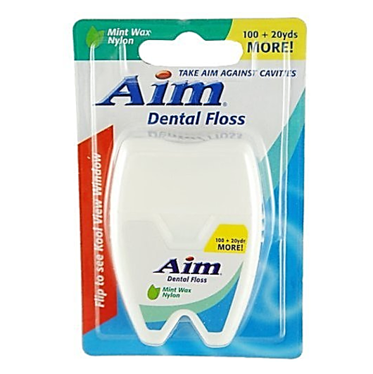 AIM 120YD Wax Dental Floss
