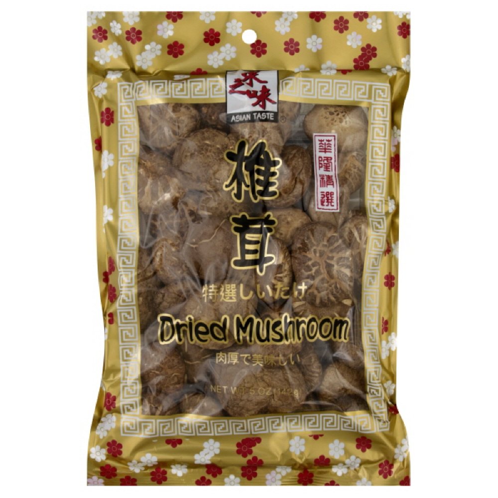 Asian Taste Dried Mushroom, 5-ounces (Pack Of34)