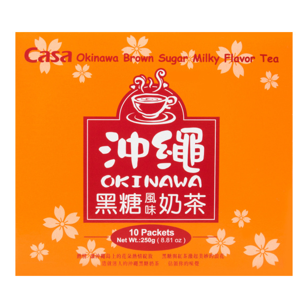 DragonMall Casa Okinawa Brown Sugar Milk Tea 8.81 Oz