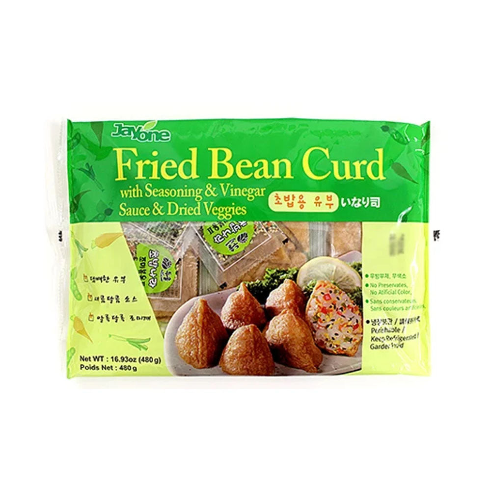Jayone Foods Inc Local Only ] Jay One Fried Bean Curd 16.93oz 제이원 초밥용 유부 480g