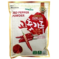 Jayone Korean Red Crushed Chili Pepper Flakes Powder Coarse Gochugaru, 1 Pound (1 Lb)