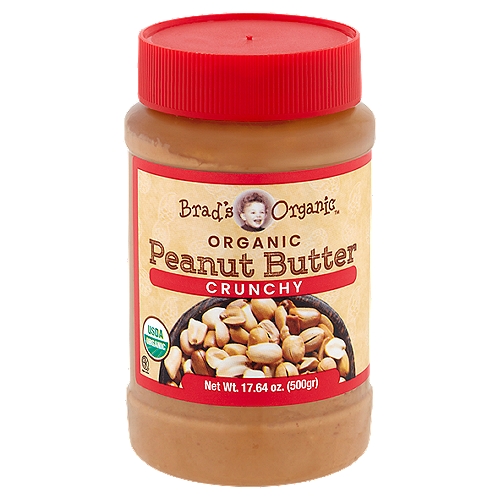 Brad's Organic Crunchy Peanut Butter 18 Oz