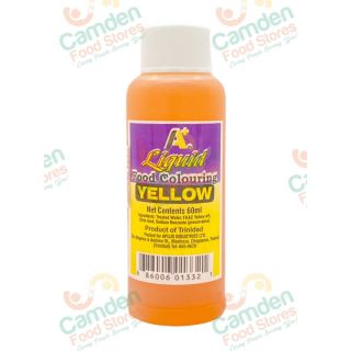 A+ Liquid Food Colouring Yellow 60ml