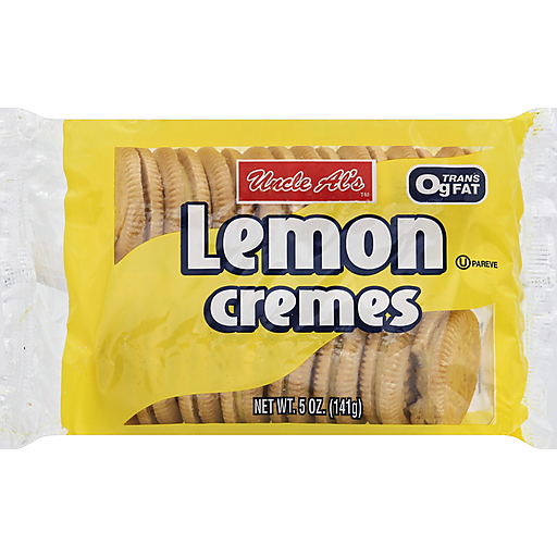 Uncle Al's Lemon Cremes Cookies - 5 Oz