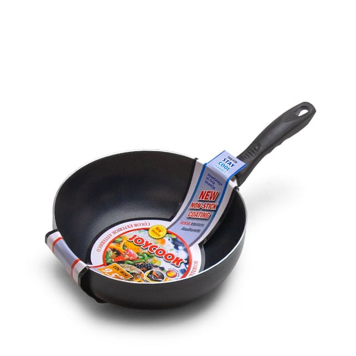 Joycook Wok 9.5 Inch (24cm) Aluminum Non-Stick