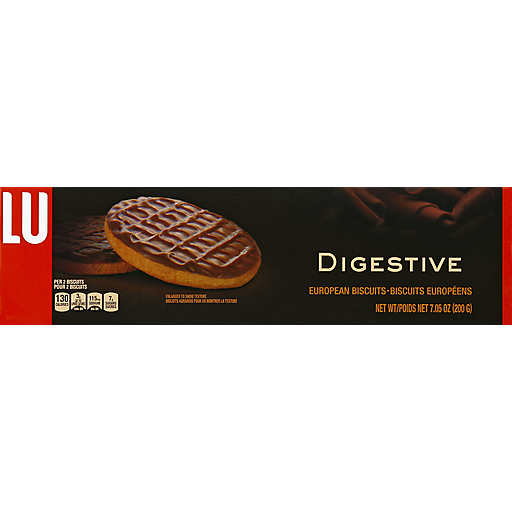 LU Digestive European Biscuits 7.05 Oz. Box