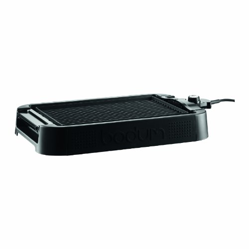 Bodum Electric Indoor Table Grill And Griddle, Black