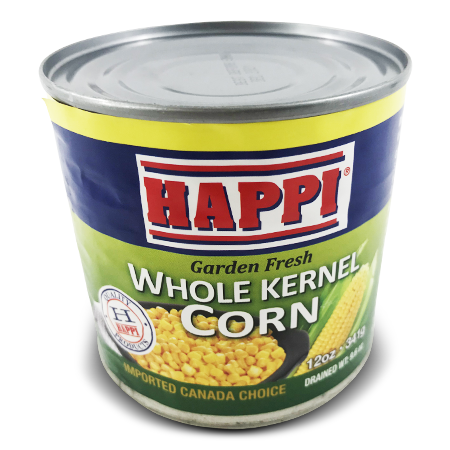 Happi Whole Kernel Corn 341g