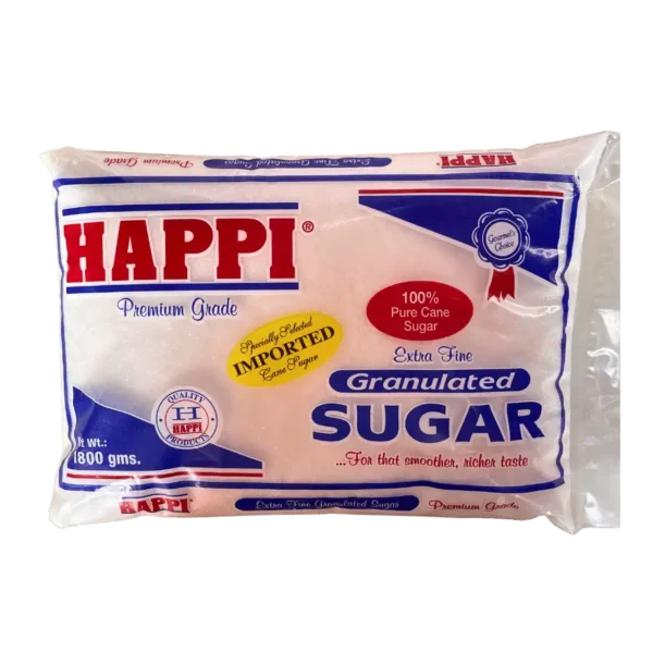 Happi White Granulated Sugar 1800g