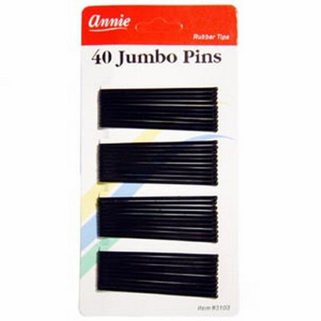 Annie 40 Jumbo Pins Black #3103