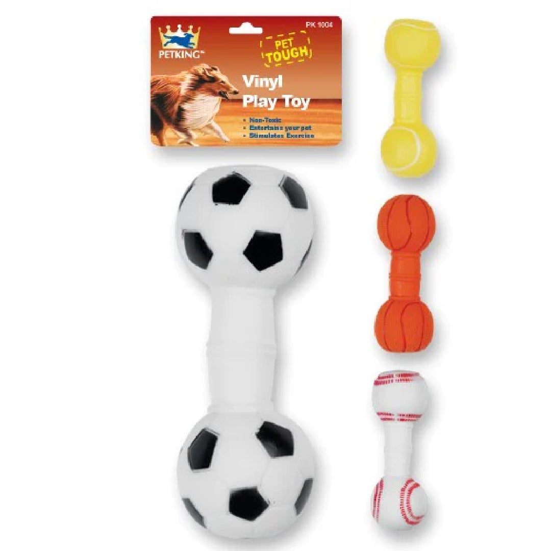 PetKing Vinyl Sports Dumbbell