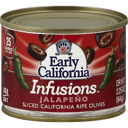Musco Family Olive Co. Early California Infusions Sliced Olives Jalapeno