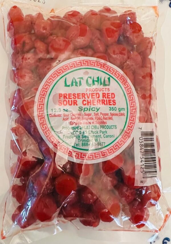 Lat Chili Red Sour Cherries 350g