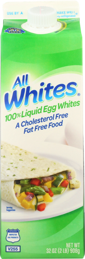 All Whites 100% Liquid Egg 32 Oz. Carton
