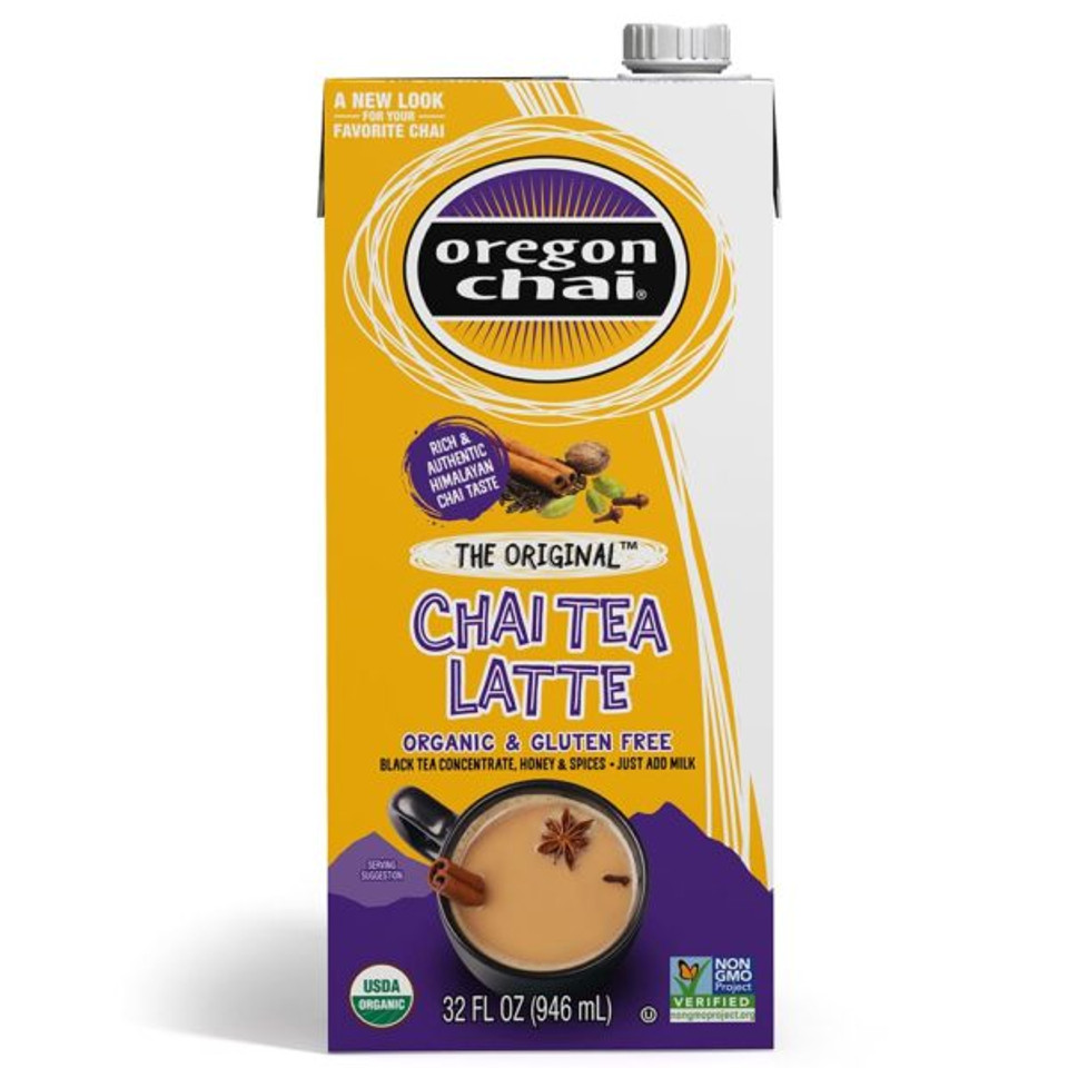Oregon Chai The Original Organic Tea Latte Concentrate, 32 Oz
