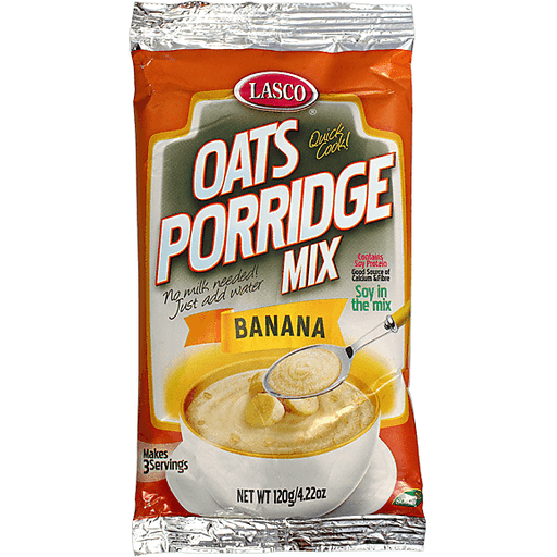 Lasco Banana Oats Porridge Mix 120g
