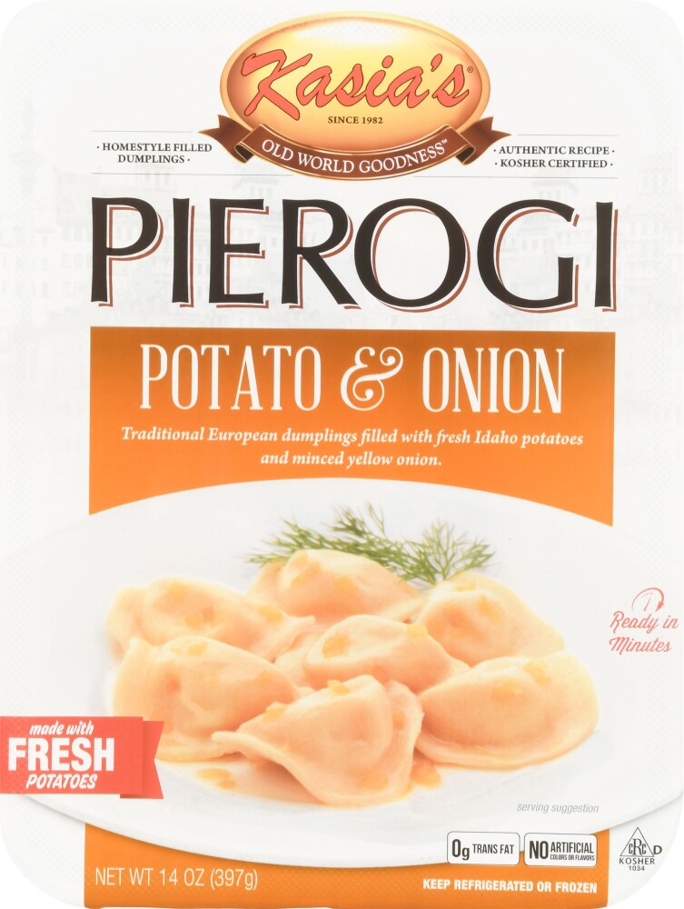 Kasia's Potato And Onion Pierogi 14 Oz