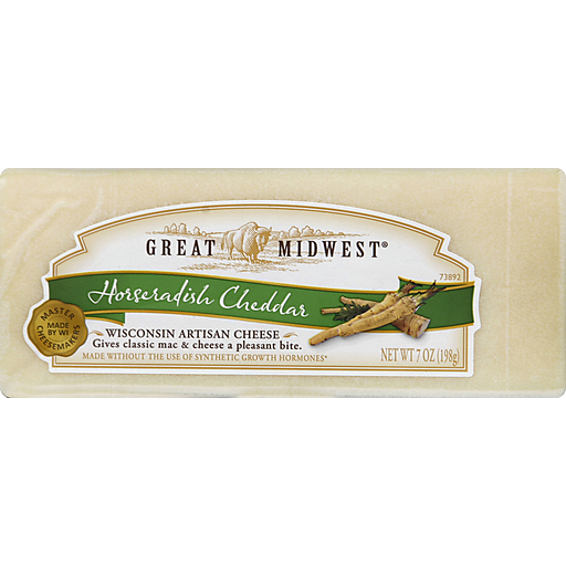 Great Midwest Horseradish Cheddar Cheese