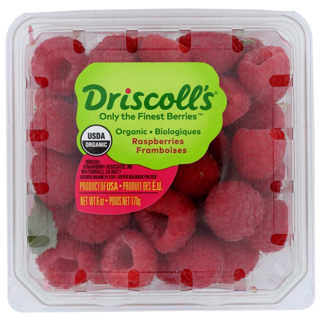 Driscoll's Organic Raspberries 6oz