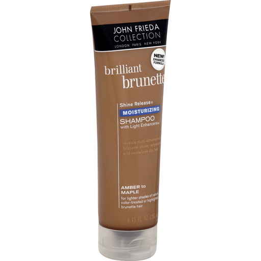 Brilliant Brunette Shine Release Moisturizing Shampoo With Light Enhancers, Amber To Maple